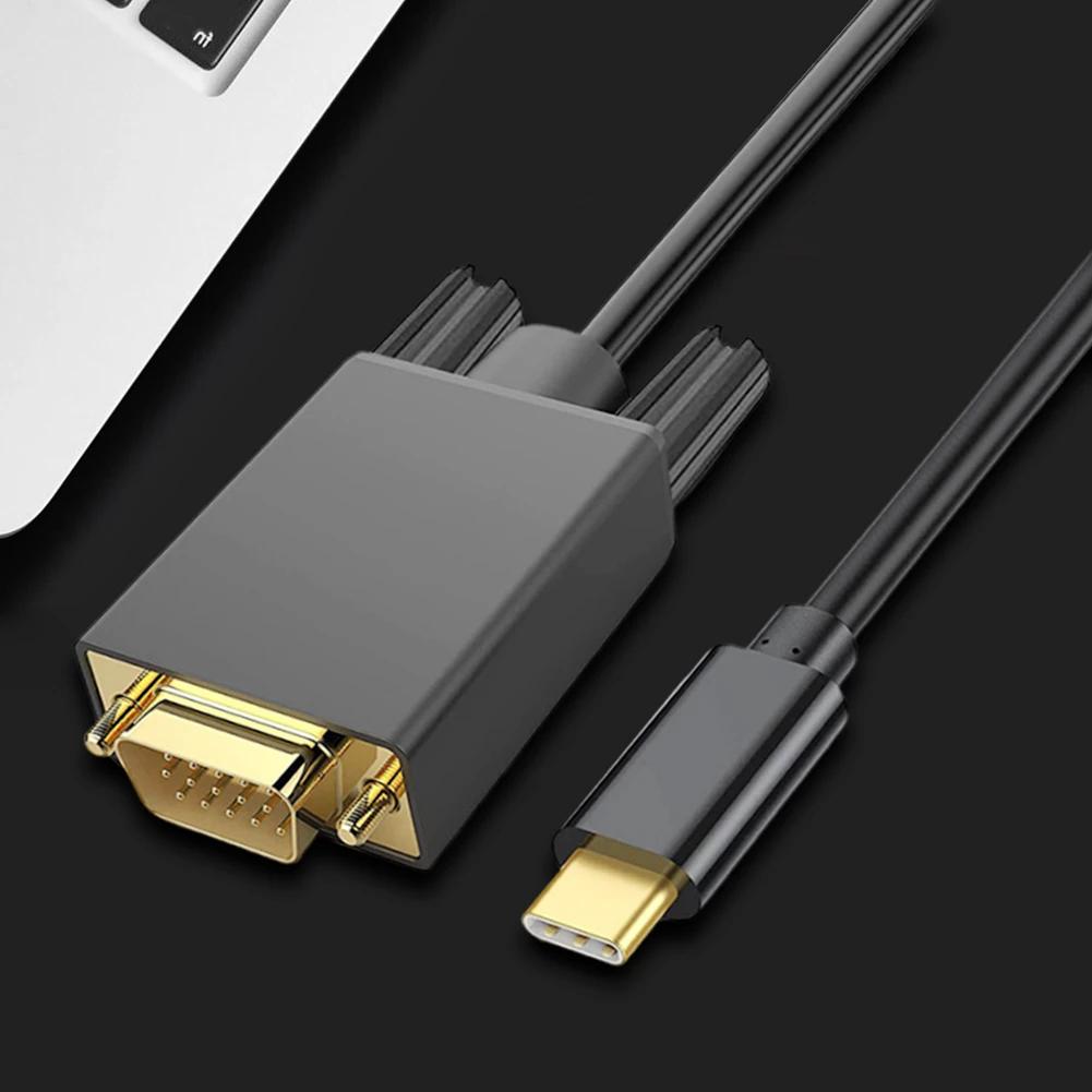  Ｚ ǻ º PC Ϳ C Ÿ VGA ȯ  ̺, 1080P   USB C VGA